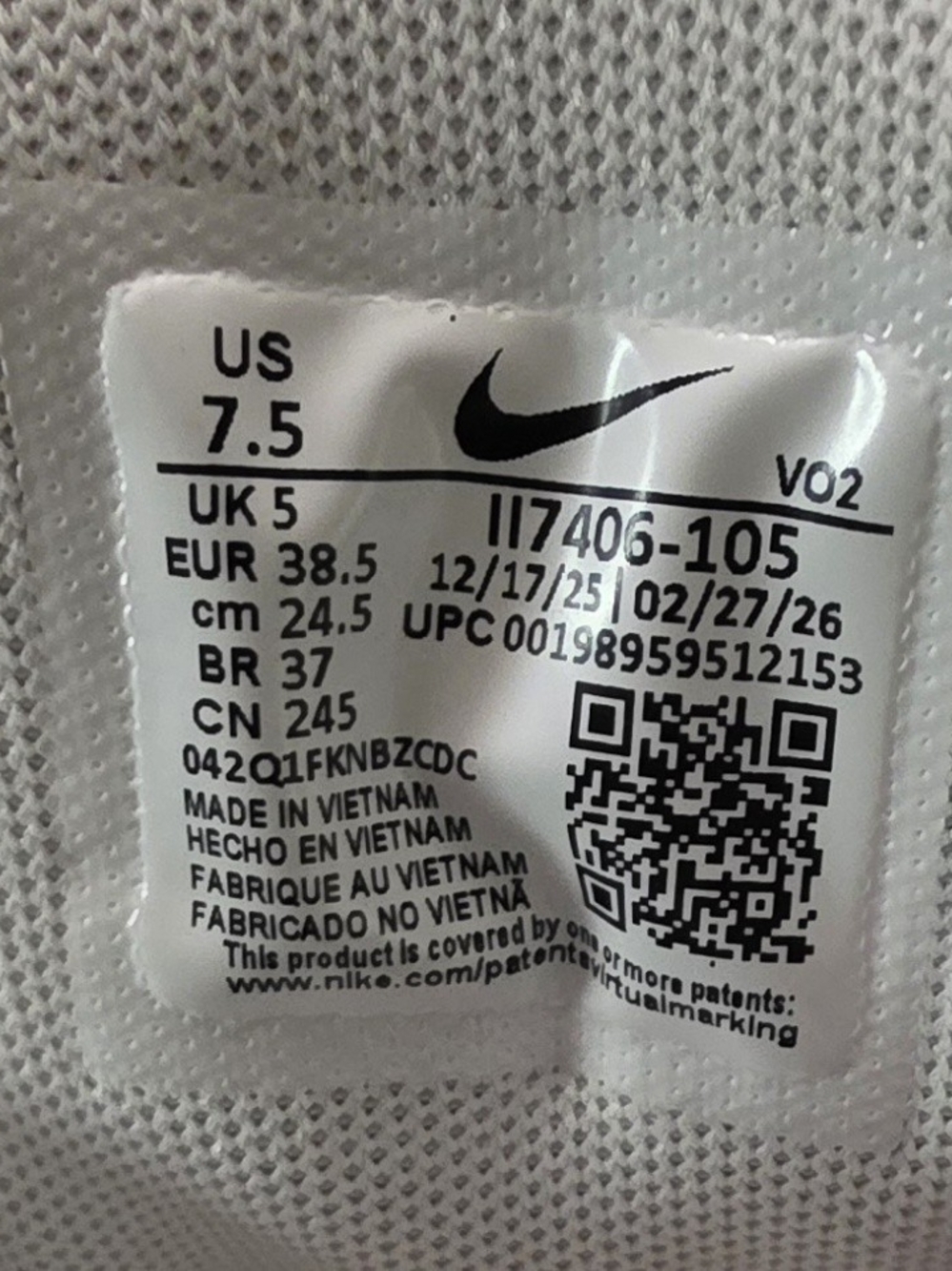 Nwot Women's Nike Free Metcon 7 Size 7.5 - Picture 9 of 10
